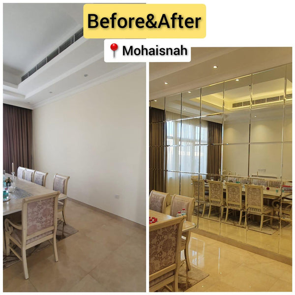 Custom Wall Mirror Installation – Muhaisnah Dubai