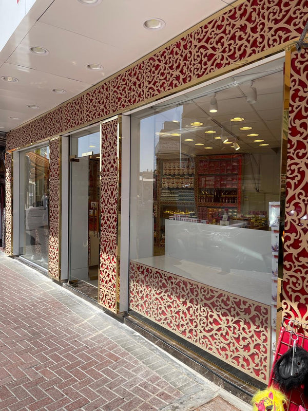 Glass Shop Front – Saffron Store | Murshid Bazaar, Deira Dubai